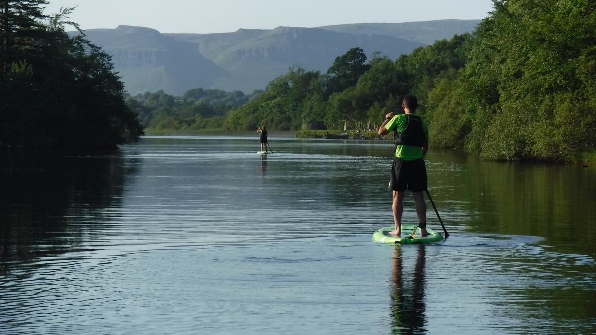 Paddling the Garavogue River at Doorly Park